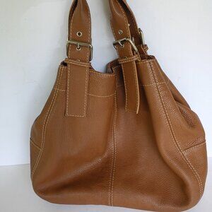 Maurizio Taiuti Italian Beige Leather shoulder bag purse